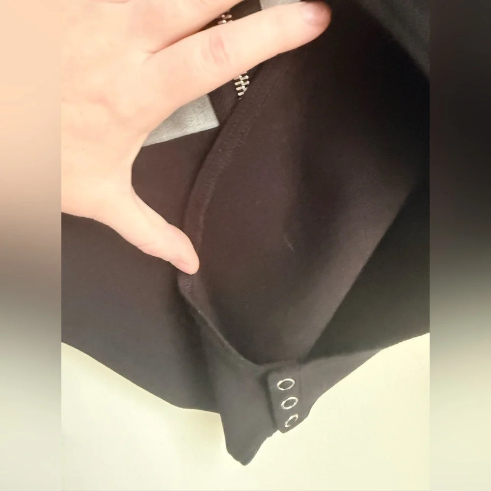 RtA Maryse Blazer Bodysuit In Gray-Size Medium - Picture 7 of 8